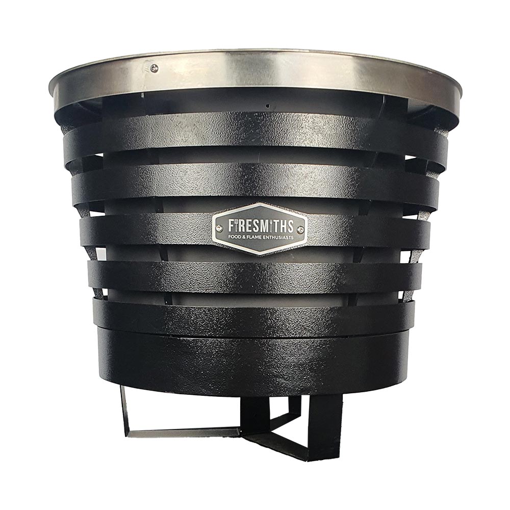 Firemaster Smokeless Fire Pit – Stainless Steel – Elegant Black, FireMaster