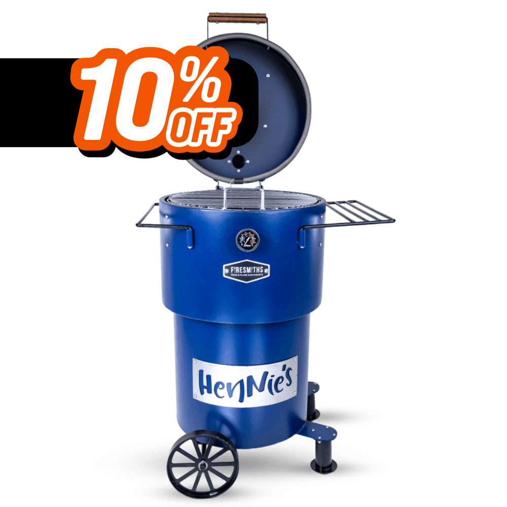 The Hero Smoker & Grill - Dark Blue Hennie's